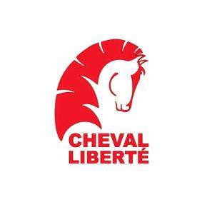 logo, cheval liberté